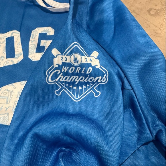 Blue Dodgers “TEACHER’S LIMITED EDITION ”Hoodie- collectable, unique,fun,rare⚾️🧢 - Picture 9 of 12